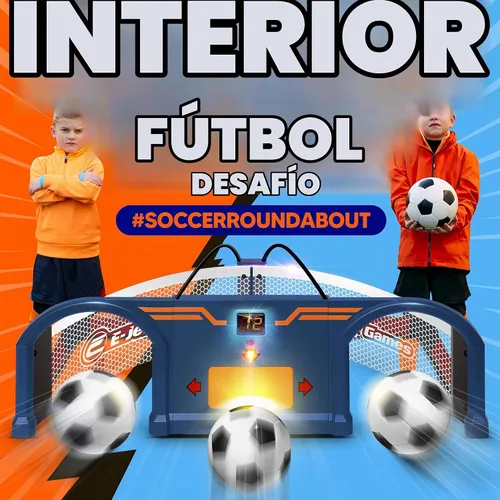 Vista 3 de Soccer Trainer, Kids Soccer Exercises Training Set Improve Agility First Touch Ball Control & Foot-Eye Coordination Hand-Eye