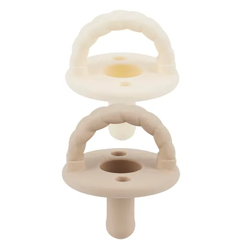 Vista 9 de Itzy Ritzy Chupetes de Silicona para Edades de 6-18 Meses - Los Chupetes Itzy Soother Cuentan con Mango Plegable y Dos Orificios de Aire para Mayor