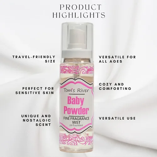 Vista 3 de Infinix Baby Fresh Powder - Fragancia fina en polvo, 2 onzas líquidas, paquete de 3, spray corporal para mujeres, perfume suave y duradero