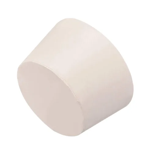 Vista 6 de uxcell Tapón de goma sólida en forma cónica blanca para el tapón de tubo de laboratorio tamaño 11