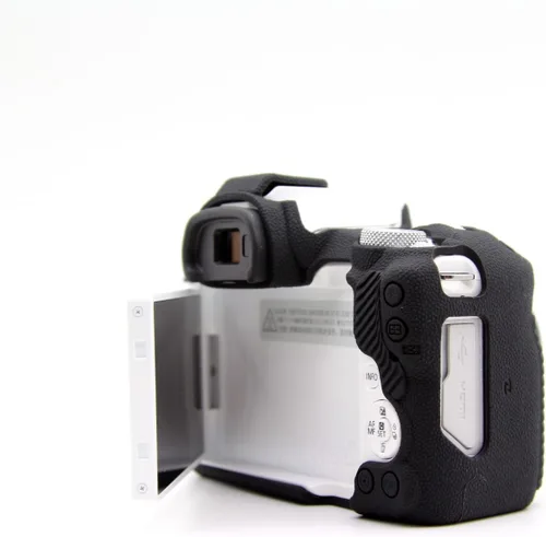 Vista 8 de Funda para Canon Eos R50, ultrafina, ligera, de goma, suave, de silicona, para Canon Eos R50 (negro)