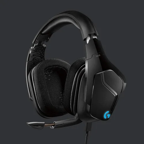 Vista 3 de Logitech G 635 DTSX 71 Surround Sound LIGHTSYNC RGB PC Gaming Headset renovado