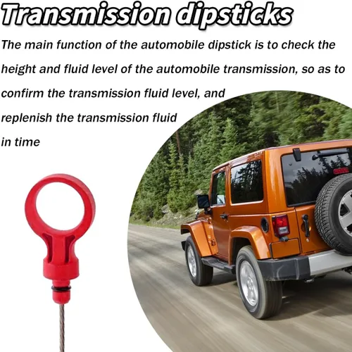 Vista 3 de Bittwee Varilla de nivel de líquido de transmisión para auto, herramienta de nivel de líquido de transmisión automática para tanque de combustible