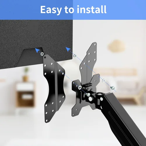 Vista 9 de Pholiten Adaptador ajustable de placa de conversión VESA para brazo