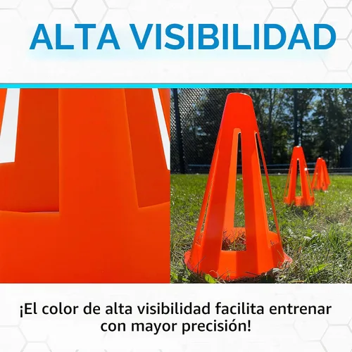 Vista 3 de FRANKLIN SPORTS INDUSTRIA 4PK 10' Flex Marcador Cono Fútbol Accesorios