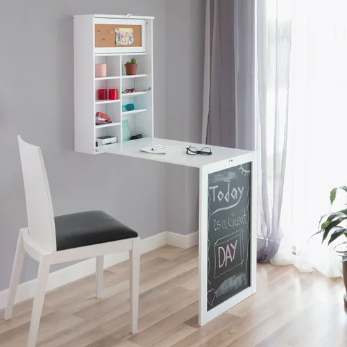 Vista 2 de Escritorio Plegable de Pared Woldy InnovaGoods