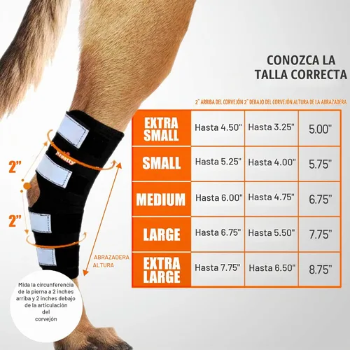 Vista 3 de NeoAlly® - Soporte de pierna trasera, soporte de pierna de perro para pierna trasera, soporte de tobillo y soporte para patas traseras, soporte