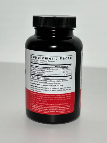 Vista 11 de Force Factor Suplemento de curcumina de cúrcuma con pimienta negra, suplemento de apoyo articular con BioPerine para una mayor absorción, sin