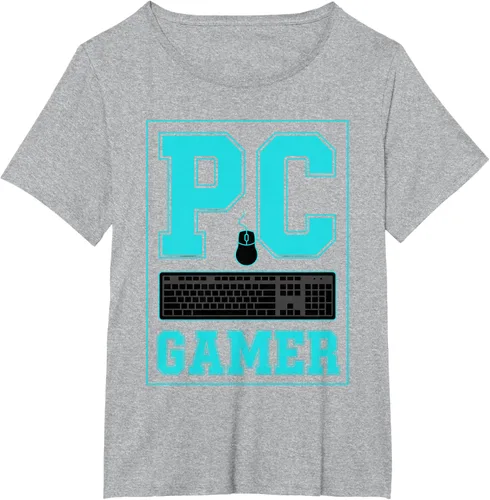 Vista 101 de PC Gamer Gaming Teclado Ratón Esports Computer Fan Camiseta