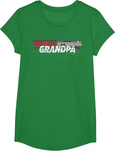Vista 101 de RC Model Train Shirt Grandpa Train Boxcar HO Scale T-Shirt Negro