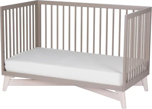 Vista 7 de Little Seeds Pala - Cuna convertible 4 en 1, color gris pardo/blanco lavado