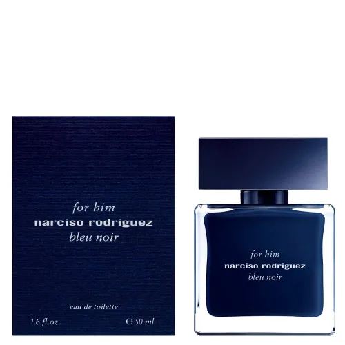 Vista 2 de Narciso Rodriguez Bleu Noir - Eau de Toilette en espray para hombre, 1.6 onzas