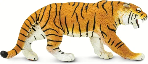 Vista 2 de Safari Ltd. Figura de juguete de tigre de Bengala, realista, pintada a mano de 6 pulgadas, juguete educativo seguro para niños, niñas y niños a
