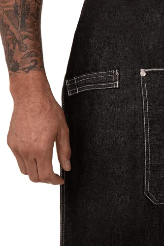 Vista 10 de Chef Works Delantal Bronx con cuello redondo