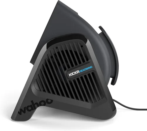 Vista 6 de Wahoo KICKR HEADWIND Ventilador controlado por frecuencia cardíaca/velocidad para entrenadores de bicicletas en interiores, bicicletas