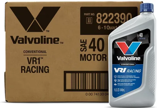 Vista 16 de Aceite de motor Valvoline VR1 Racing SAE 10W-30, 1 cuarto de galón