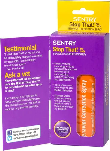 Vista 5 de Spray corrector del comportamiento, para gatos, 1 onza, de Sentry