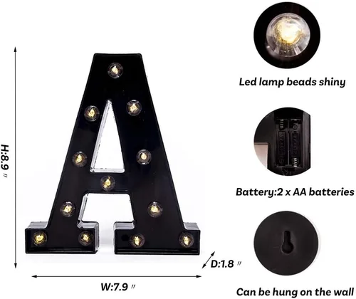 Vista 3 de Foaky - Luces LED para matrícula, color negro, luces para matrícula, señalización de matrícula