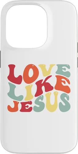 Vista 17 de Funda bíblica cristiana para iPhone 12 Pro Max Love Like Jesus