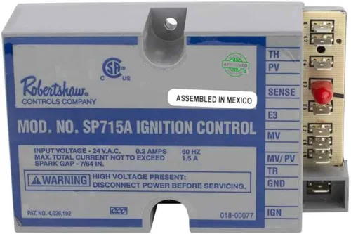 Vista 3 de Tablero de control del horno SP715A