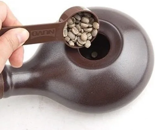 Vista 4 de Nuvo Tostador de grano de café práctico de cerámica ecológica