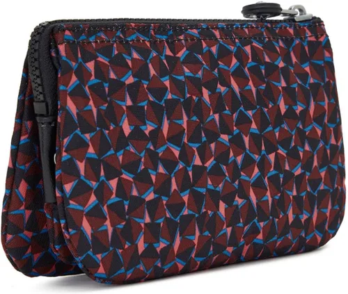 Vista 5 de Kipling Creativity L Solid Pouch, Estampado De Cuadrados Felices