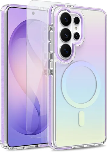 Vista 49 de Funda magnética para Google Pixel 10 Pro XL [compatible con Magsafe] [bonito diseño fluorescente de moda] a prueba de golpes, delgada, translúcida