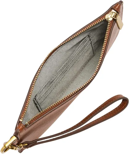 Vista 3 de Fossil Cartera pequeña de cuero para mujer con correa extraíble