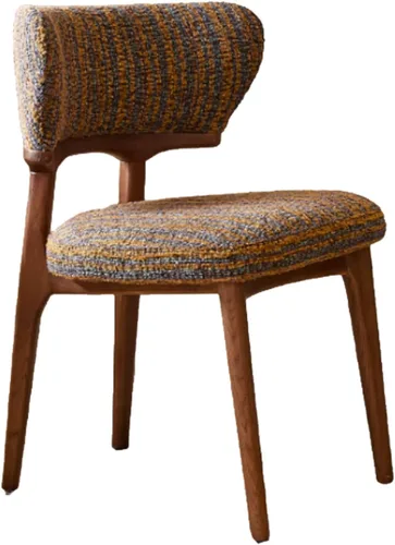 Vista 14 de Sillas de comedor retro, juego de sillas de comedor de madera, silla de cocina tapizada, silla de tocador de recepción, asiento sin brazos