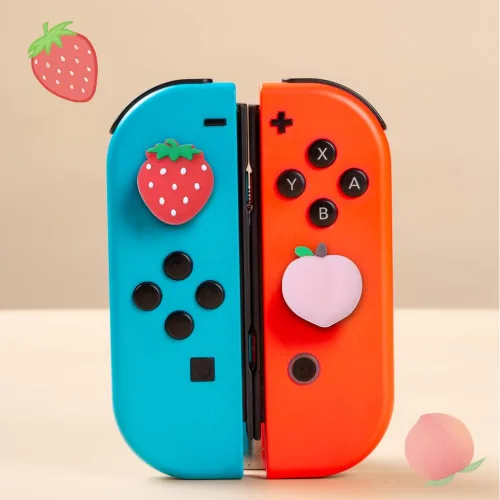 Vista 5 de PERFECTSIGHT Juego de 4 fundas para palanca de mando para Switch Lite/OLED, para Nintendo Switch, para Switch Lite/OLED, cubierta de botón analógica