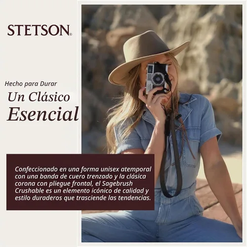 Vista 6 de Stetson Crushable Sagebrush Outdoor Hat
