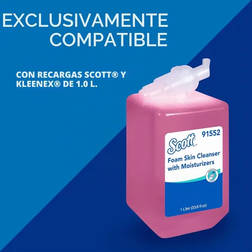 Vista 4 de Scott - KCC92145 92145 Dispensador manual esencial para el cuidado de la piel, 1000 ml, negro