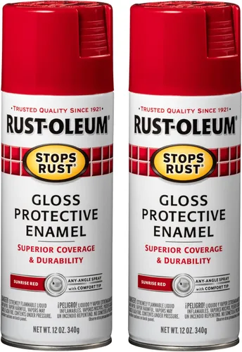 Vista 71 de Rust-Oleum 7776830 - Pintura en aerosol para prevención del óxido, 12 onzas, negro plano