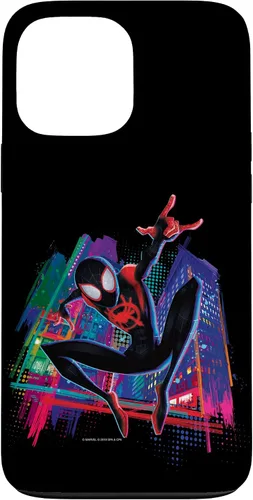 Vista 24 de Marvel Spider-Man Miles Morales Graffiti City - Carcasa para iPhone 17