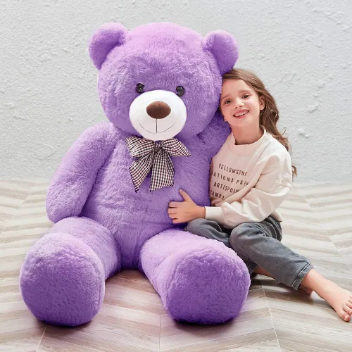 Vista 34 de MaoGoLan Oso de Peluche Teddy Gigante, Animal de Peluche Grande de Tamaño Real, 5 Pies, Suave y Esponjoso Gran Regalo de Oso Teddy para Baby Shower