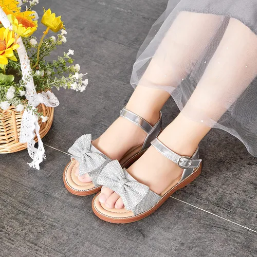 Vista 2 de GINFIVE Sandalias para niñas pequeñas, sandalias para niñas y niños pequeños