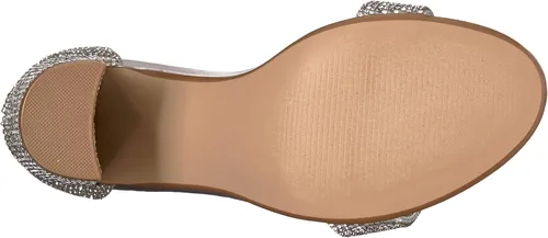 Vista 4 de Steve Madden mujeres Carrson cuero puntera abierta ocasión especial correa de tobillo san