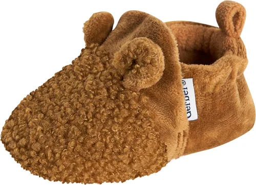 Vista 6 de Gerber Botines unisex con forro polar para bebé, antideslizantes, suaves, con orejas