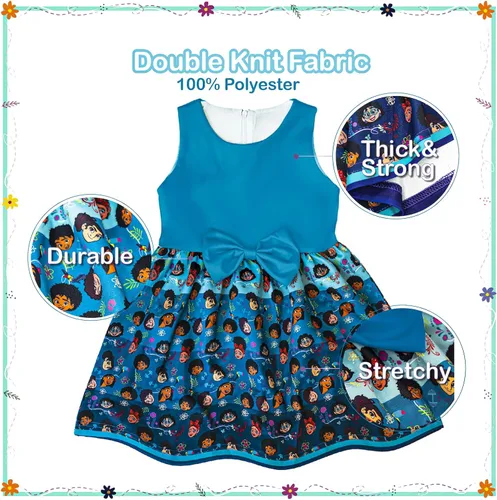 Vista 2 de JIJIJUM Encanto Dress Mirabel Isabella Luisa Antonio Outfit Dress Up Princess Costume