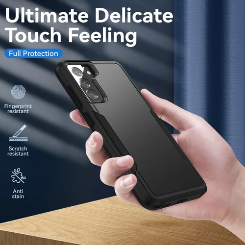 Vista 6 de Funda para Samsung Galaxy S21 Plus, con protector de pantalla HD [probada contra caídas de grado militar], funda protectora resistente a prueba