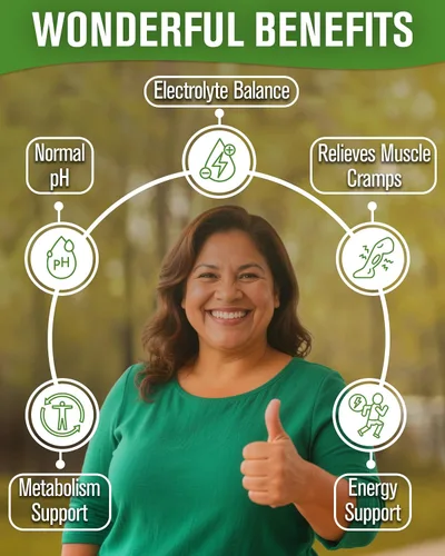 Vista 6 de NaturalSlim Gluconato de citrato de potasio natural 99 mg – Kadsorb apoya el equilibrio de electrolitos y el pH normal – Suplementos de potasio