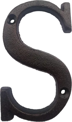Vista 20 de BetLight Número de casa de hierro fundido de 5.5 pulgadas de alto, números de dirección de casa sólidos, elegante acabado marrón negro, fácil