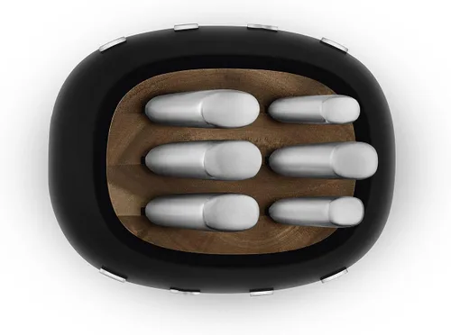 Vista 5 de Smeg Juego de cuchillos con bloque de acero inoxidable negro