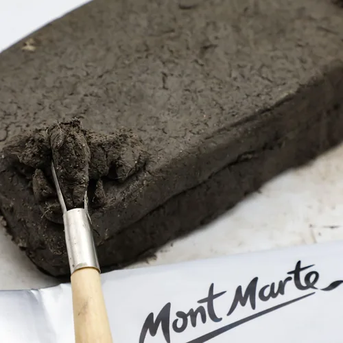Vista 7 de Mont Marte Arcilla de modelado endurecedor por aire, 1.1 libras (17.64 oz) en granito, arcilla de color piedra para esculpir, efecto de brillo