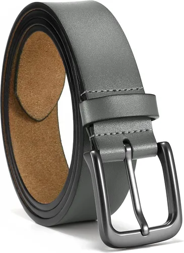 Vista 18 de CHAOREN Cinturones de cuero para hombre - Cinturón de 35mm de cuero genuino para jeans - Regalo para hombre para vestir casual