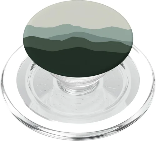 Vista 8 de PopSockets PopSockets intercambiables con diseño de paisaje de montaña moderno minimalista