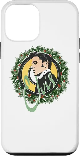 Vista 12 de Funda con corona de Navidad oficial para iPhone 14 Elvis Presley