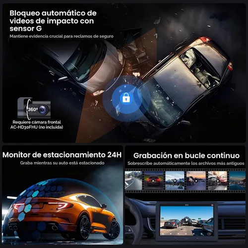 Vista 5 de S8 Gen4 Estéreo de coche Android doble DIN de 7 pulgadas con CarPlay inalámbrico y Android Auto, pantalla táctil QLED unidad principal de 8 núcleos