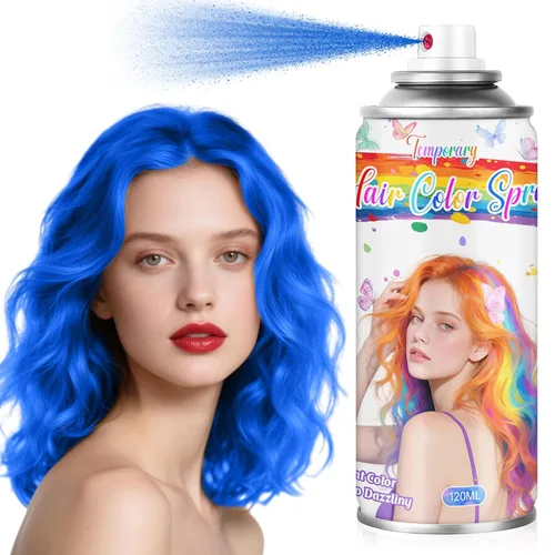 Vista 13 de Spray de color gris para el cabello – Tinte temporal para mujeres, niños