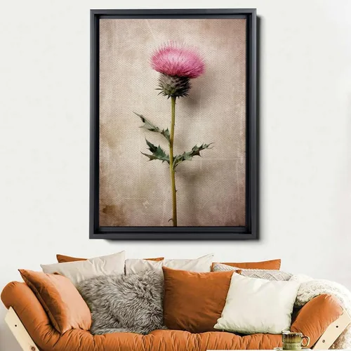 Vista 6 de Thistle Wall Art, Botanical Print, Instant Prints, Boho Wall Decor, Nature Photography